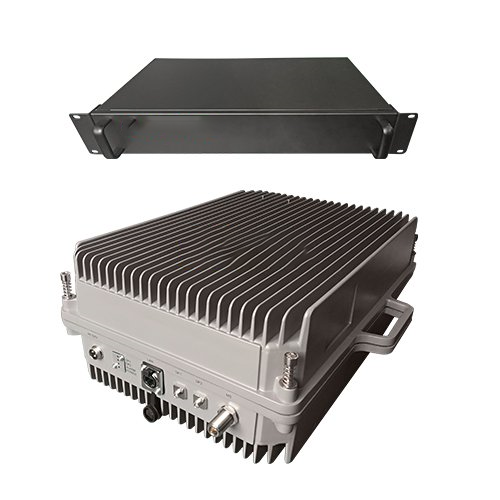  井冈山TETRA800数字警用集群数字光纤直放站远近端机